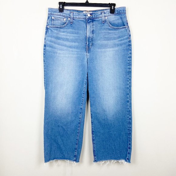 Madewell Denim - Madewell Light Blue Cropped Jeans